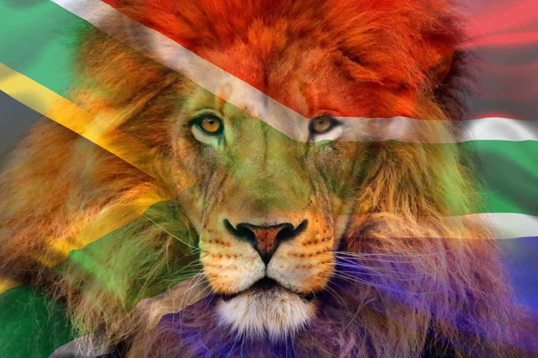 Lion with south African flag bill-johnsons-message-in-jhb-the-lion-of-judah-is-roaring-across-africa Lion with south African flag