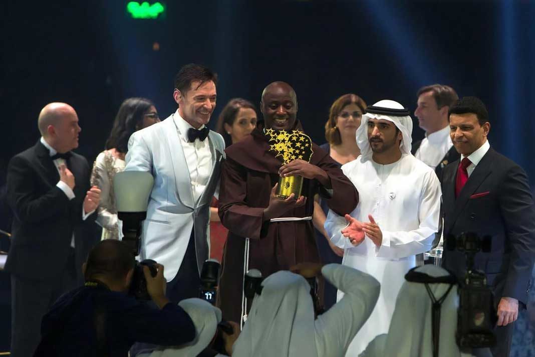 Peter Tabichi and Huge Jackman