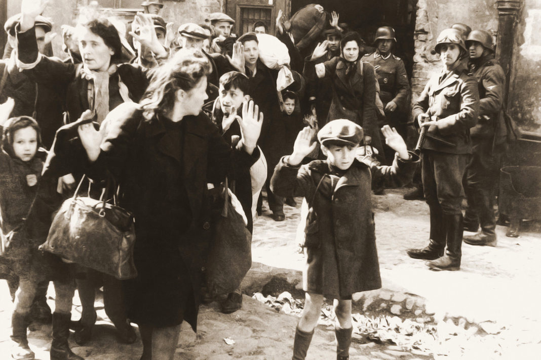 palestinians-blame-jews-for-holocaust-in-sick-facebook-post Polish Jews captured by Germans during the suppression of the Warsaw Ghetto Uprising (Poland) - Photo from Jürgen Stroop Report to Heinrich Himmler from May 1943. One of the most famous pictures of World War II.