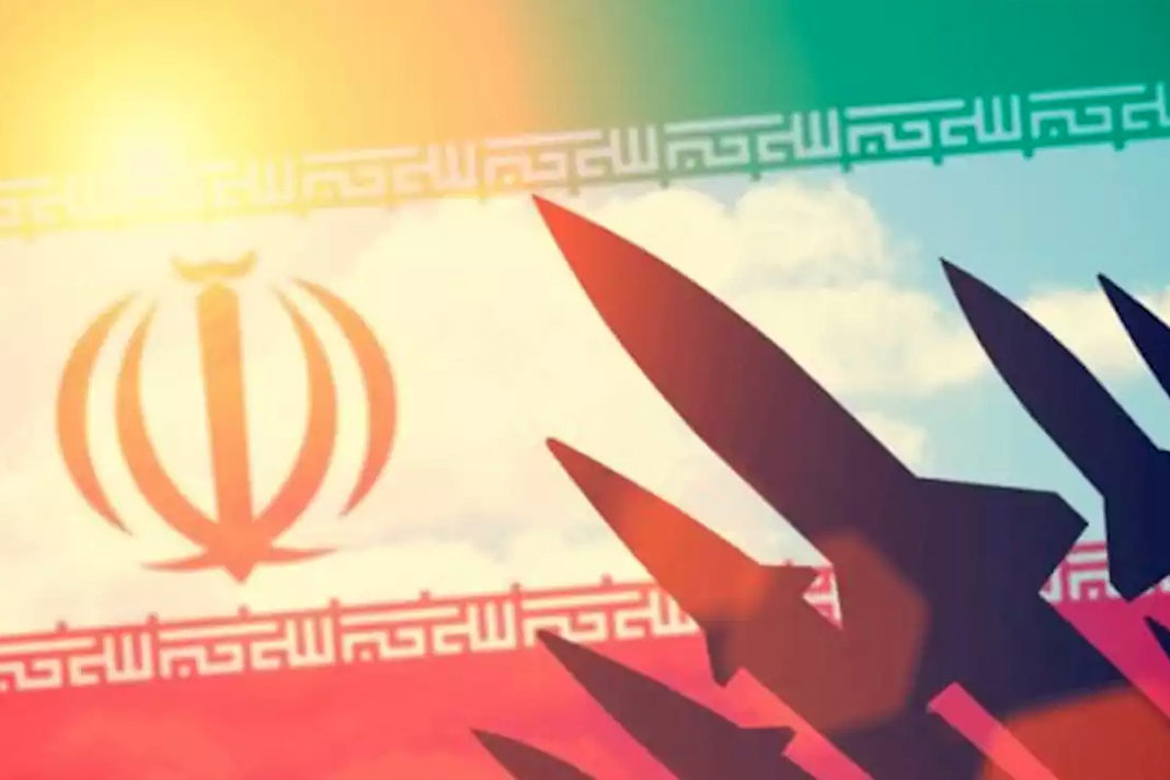 Flag with rockets