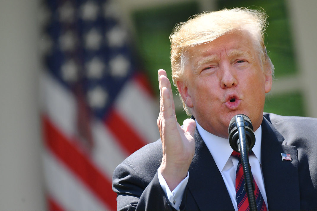 US President Donald Trump
