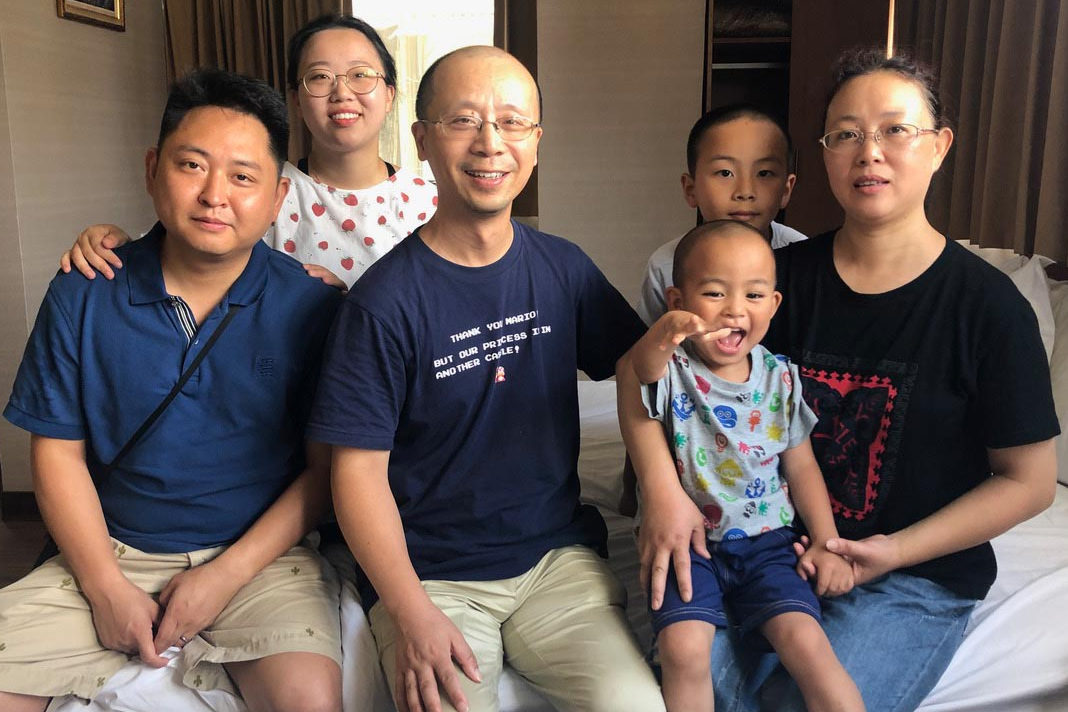 family-from-raided-chinese-church-flee-country-for-taiwan-as-they-seek-asylum-in-us Liao and family. Radio Free Asia / Reporter Xia Xiaohua
