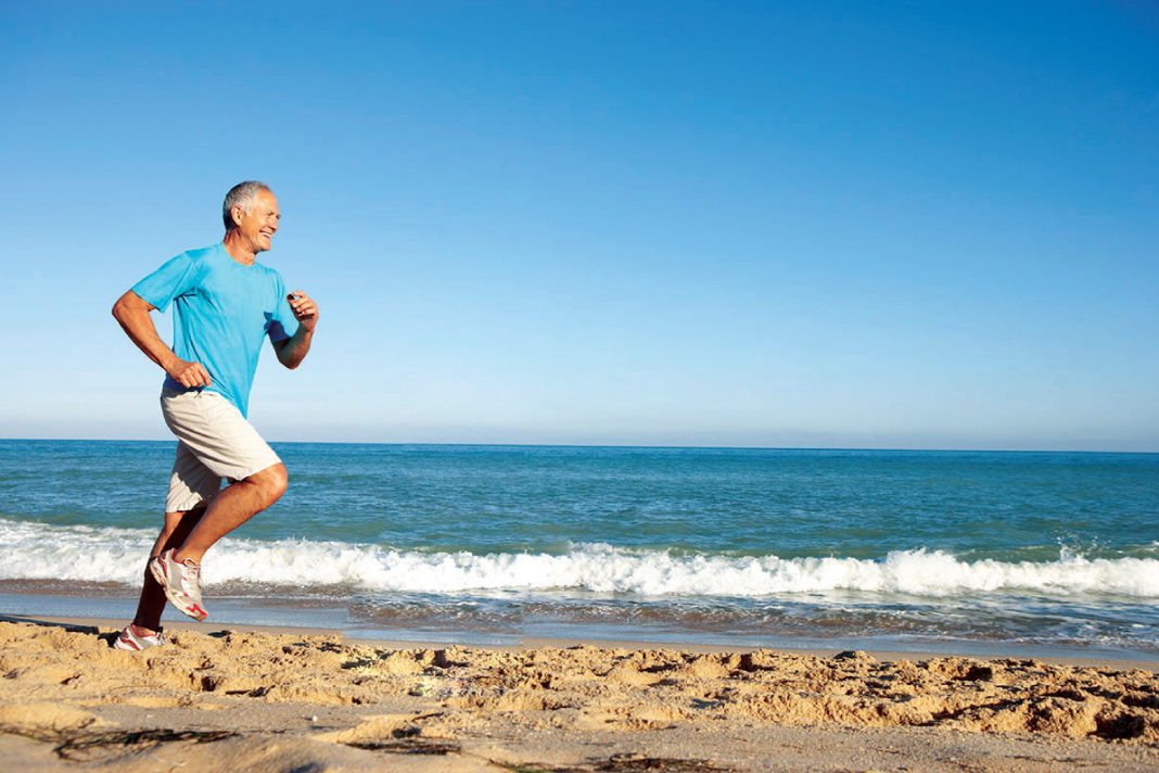 Man jogging