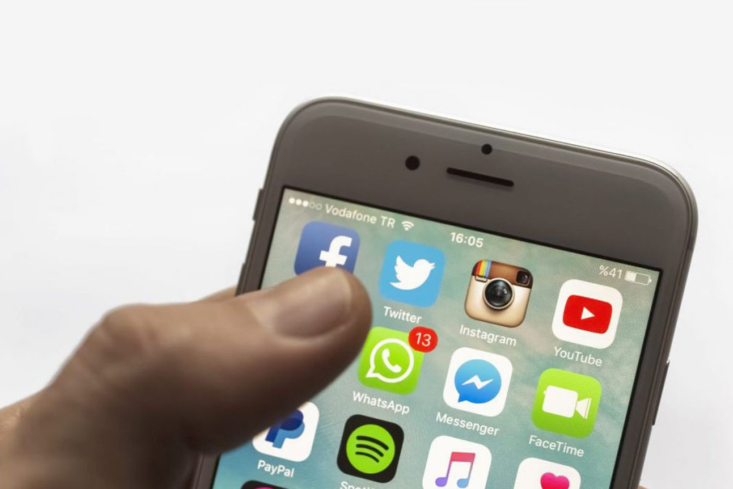 Phone with Social Media