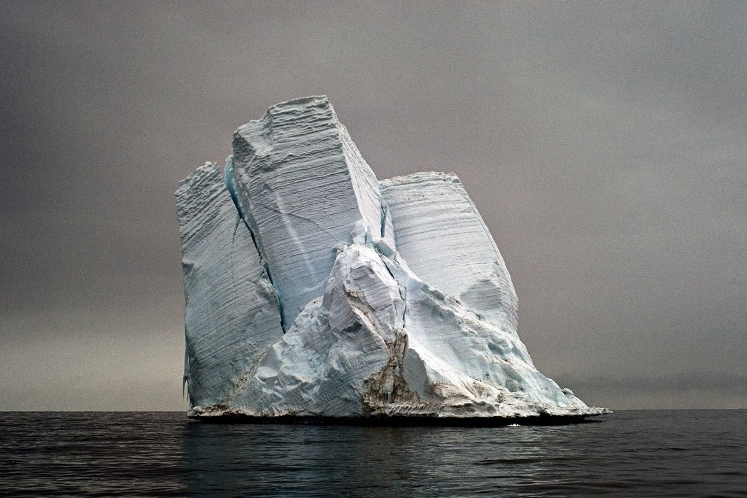 towing-an-iceberg-one-captains-plan-to-bring-drinking-water-to-4-million-people Stranded iceberg, Cape Bird, Antarctica. PHOTOGRAPHER: CAMILLE SEAMAN