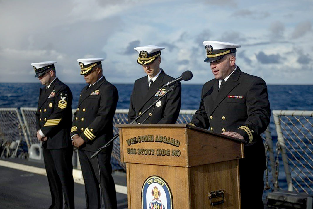 Navy Chaplain Trevor Carpenter
