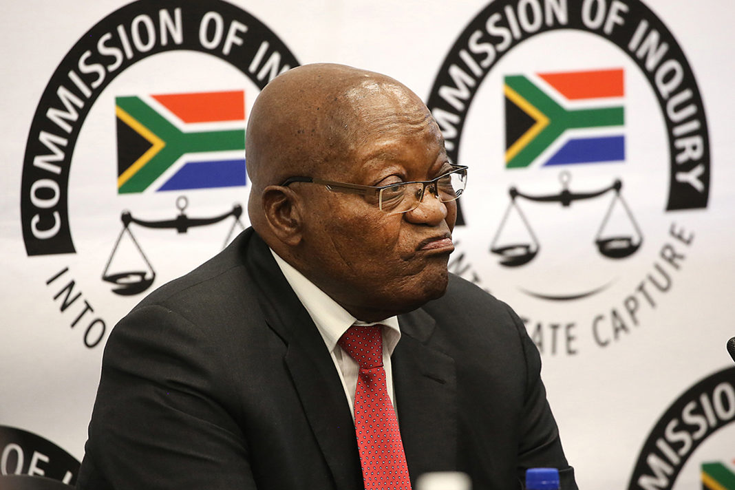 Former President Jacob Zuma at the State Capture
