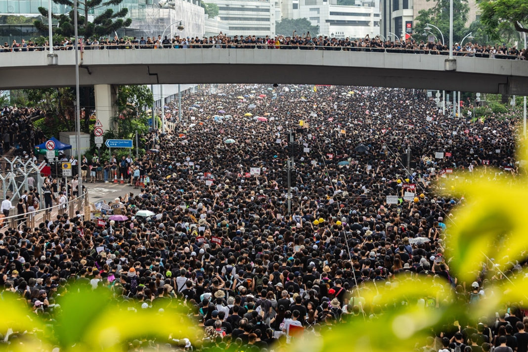 Chinese protesters