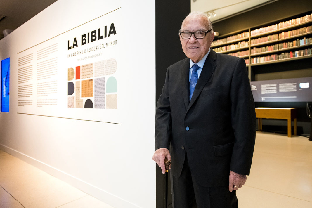 Pere Roquet, the collector of Bibles. / CaixaForum Madrid