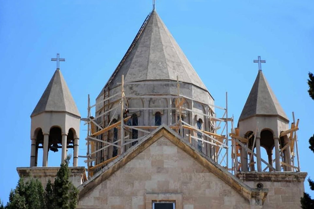 armenian-church-begins-rebuilding-in-aleppo Reconstruction of the Armenian Church of the Holy Mother of God in Aleppo