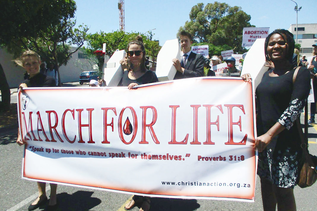 Abortion march cape town