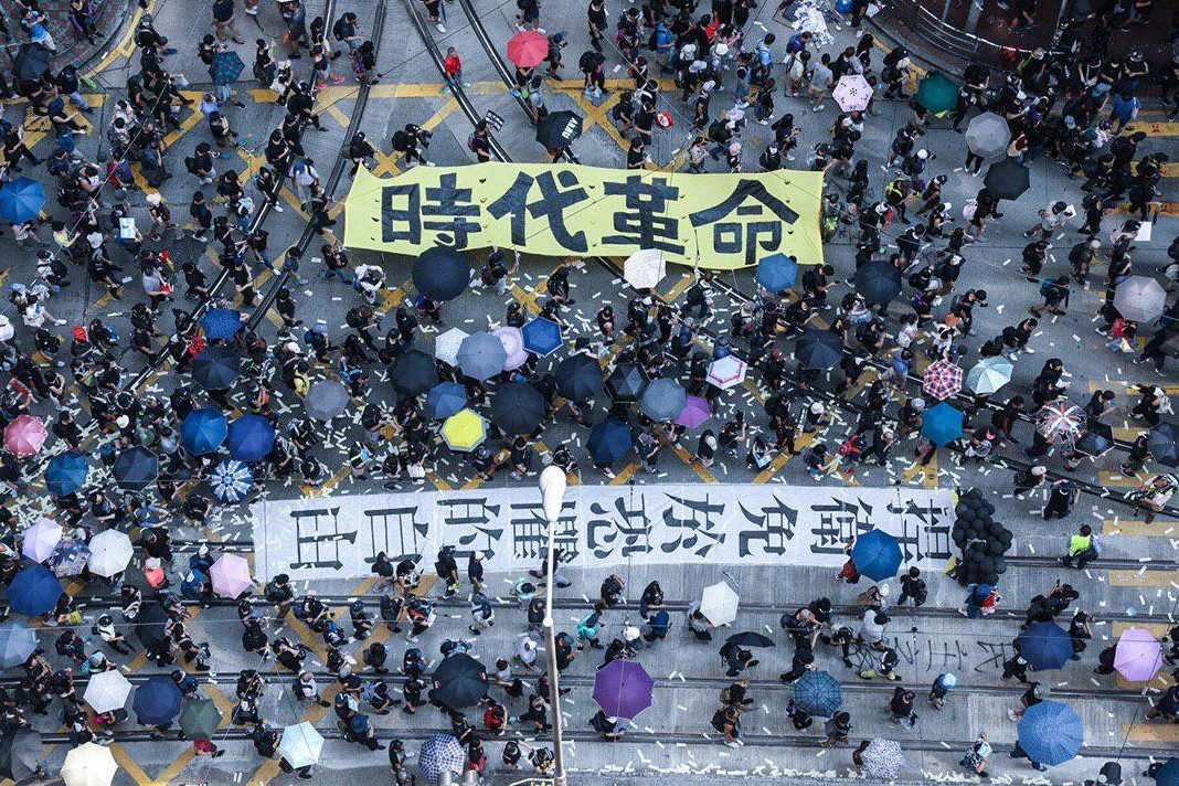 it-is-an-opportunity-to-bring-the-message-of-hope-in-christ-to-hong-kong Protesters took the streets of Hong Kong. / @HongKongFP, Viola Kam