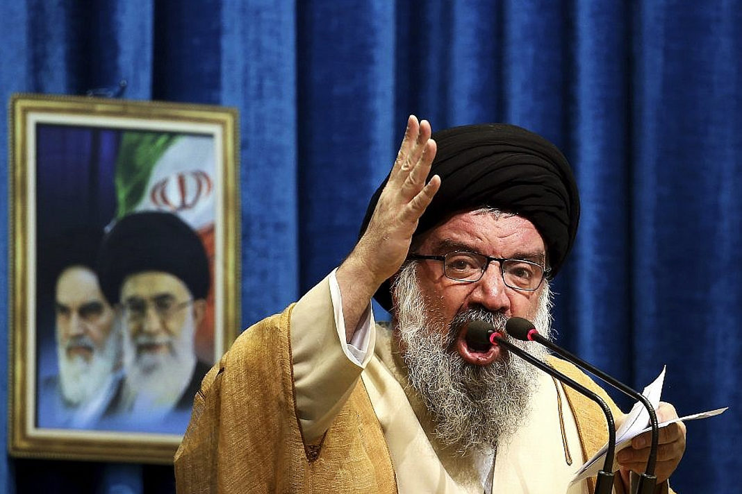 iran-actively-plotting-attacks-against-israel-warns-netanyahu Iranian senior cleric Ahmad Khatami. (AP/Ebrahim Noroozi)
