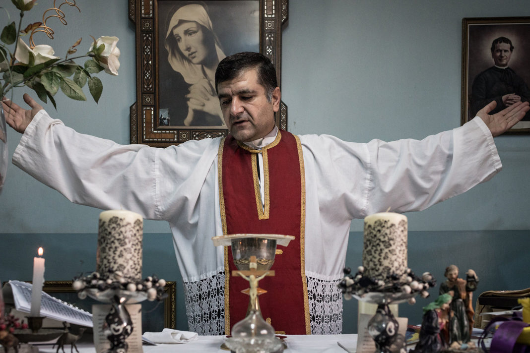 Father Hovsep Bedoyan (Photo by Chris Huby/Le Pictorium)
