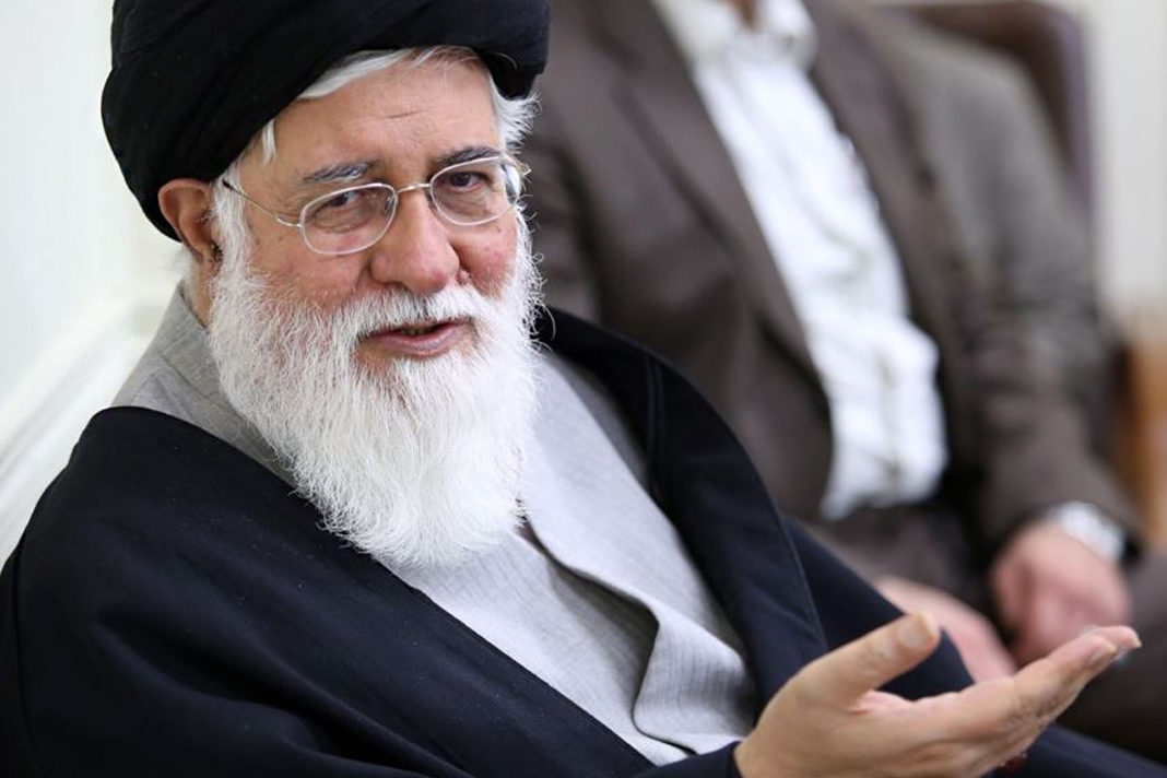watch-execute-anyone-who-wont-trample-the-israeli-flag-says-iranian-official Ayatollah Ahmad Alamolhoda (above) is a staunch critic of Iranian President Hassan Rohani.