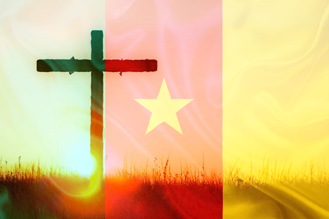 cameroonian-pastors-are-obeying-the-great-commission Cameroon Flag and cross
