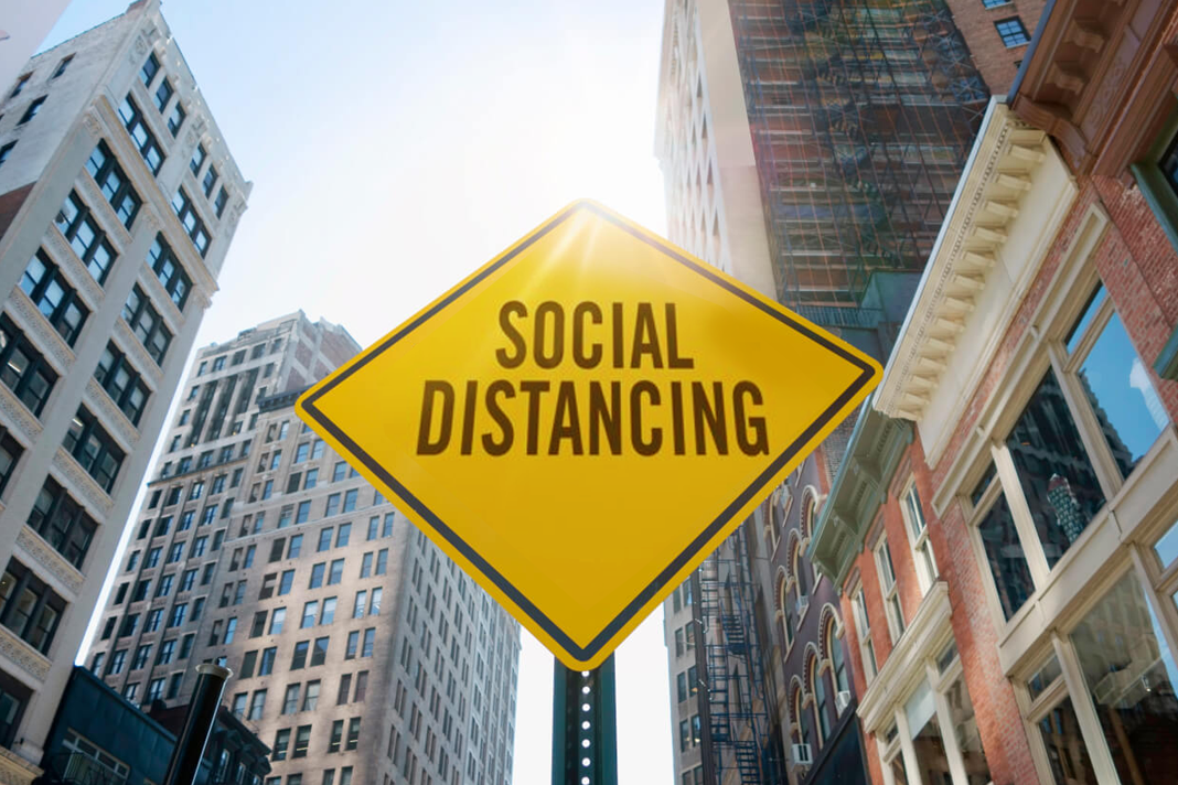 in-this-time-of-social-distancing-call-your-friends Social distancing sign
