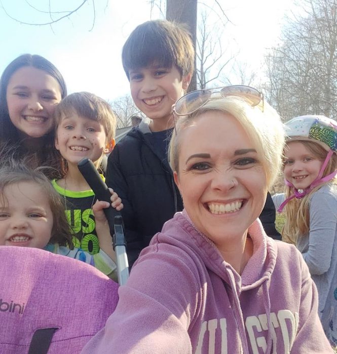 Erika Kapustinski and family