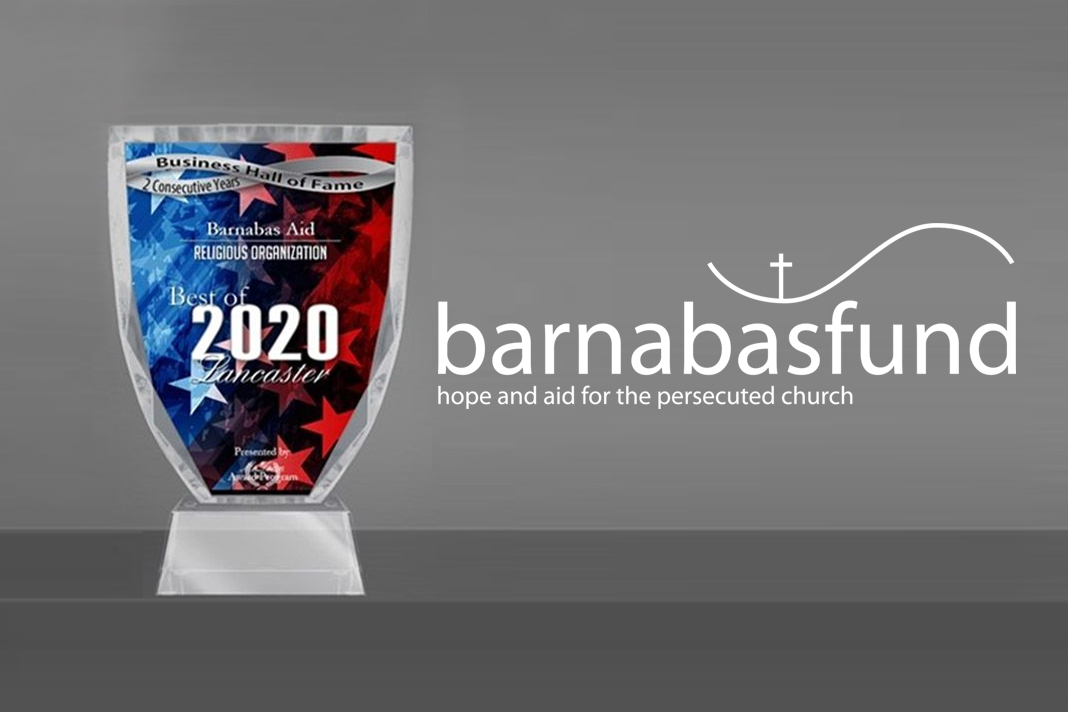 barnabas-usa-wins-award-for-second-year-running-for-work-helping-suffering-christians-around-the-world Barnabas Fund USA