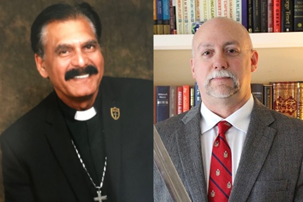 Vicar Jay Doss (L) and Timothy Furnish (R)