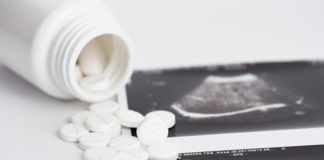 Pills and sonogram