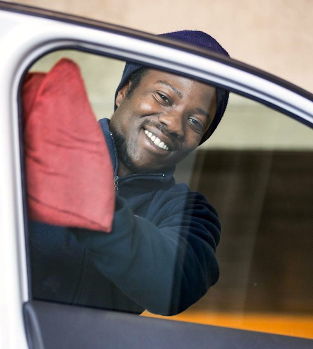 Happy story! When Kenilworth Centre car guards faced losing their income, a husband and wife stepped in to support them with a business venture from which they’re not seeking to make a profit. ‘In time we would like to transfer ownership to employees,’ they say | Photos: Leentjie du Preez