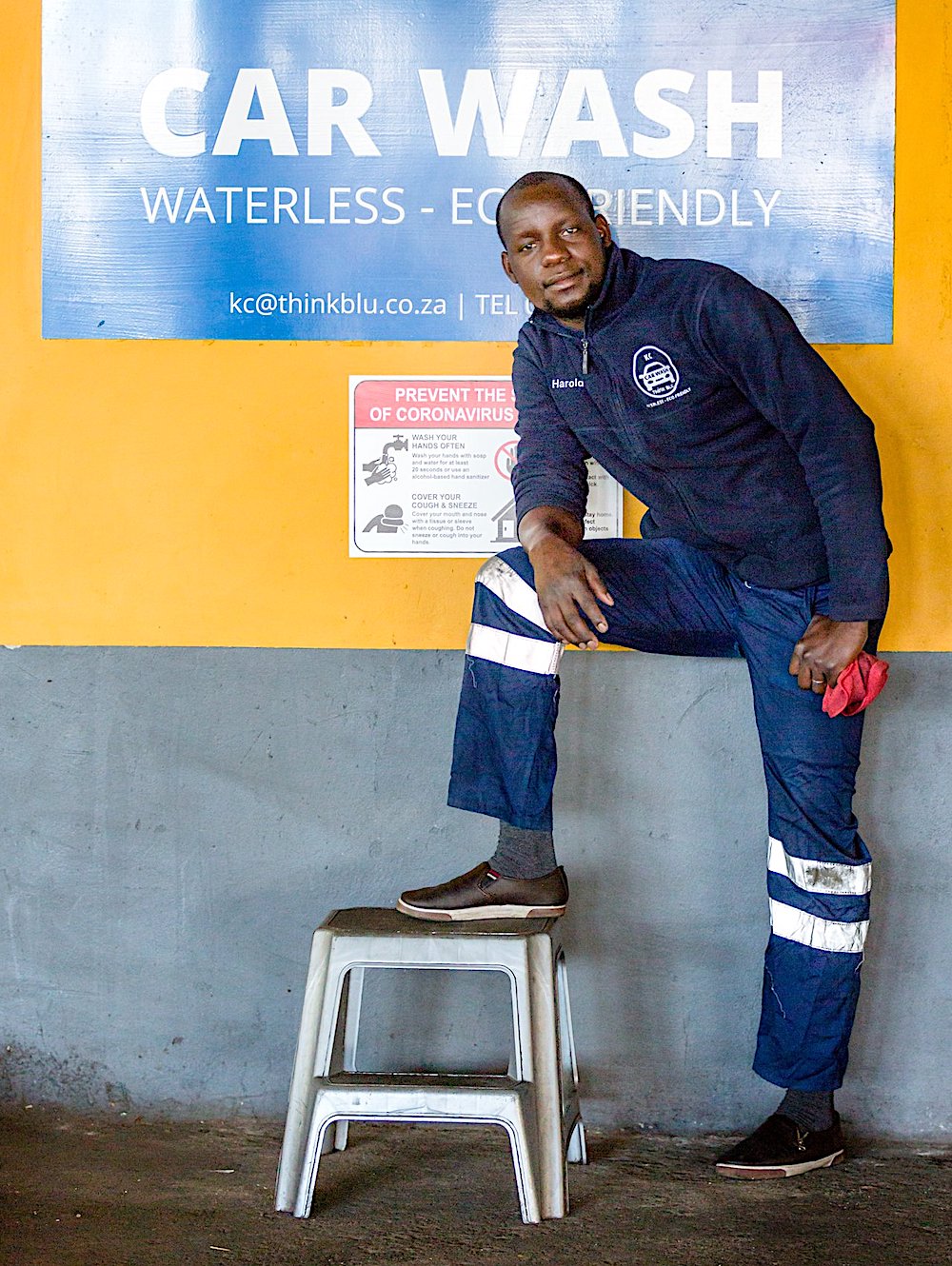 Harold: ‘I’m now able to support my family and help build a house for my mother’ | Photo: Leentjie du Preez