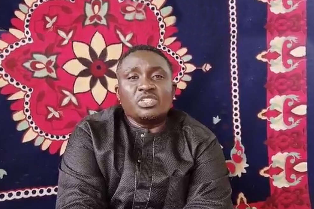 pastor-in-nigeria-appeals-for-release-from-islamist-terrorists The Rev. Polycarp Zongo appeals for release in video released by Islamic extremist captors. (Morning Star News Screenshot)