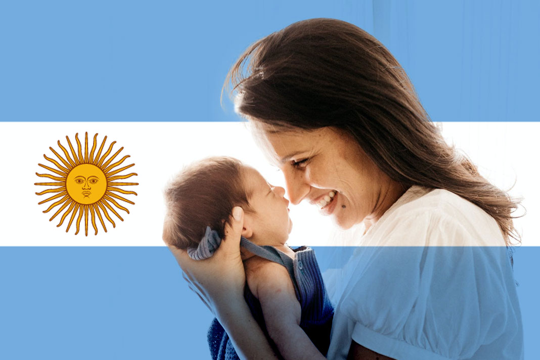 argentinas-health-minister-says-preborn-babies-are-a-phenomenon-not-a-human-life Argentinian Flag with woman and baby