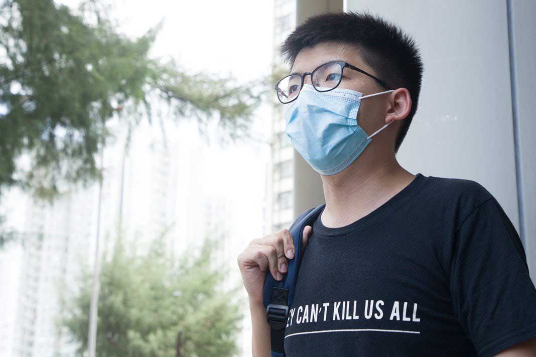 hong-kong-christian-activist-sentenced-to-13-months-in-prison Hong Kong Christian activist Joshua Wong. / Twitter Joshua Wong
