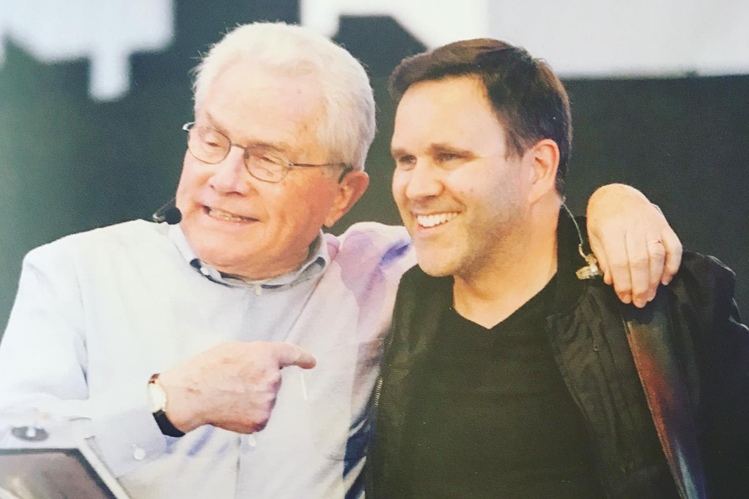 worship-artist-matt-redman-honors-luis-palaus-homegoing-with-new-song-home-at-last Luis Palau with Matt Redman (Facebook/Matt Redman)