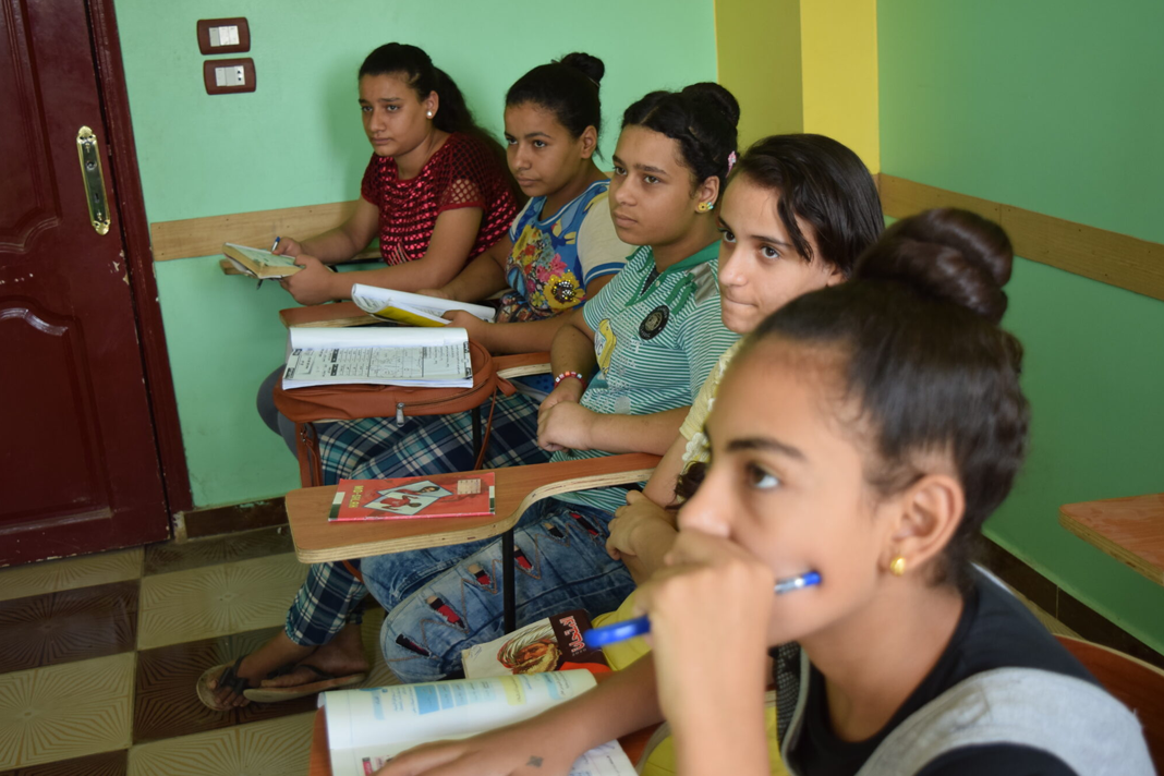 an-egyptian-girls-perspective-hope-for-a-brighter-future Egyptian girls in Class room