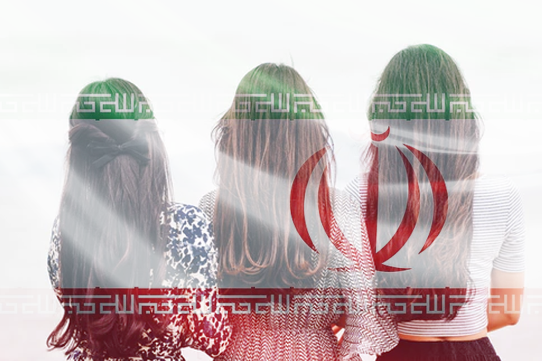 iran-young-womans-health-improves-with-prayer Flag of Iran with women