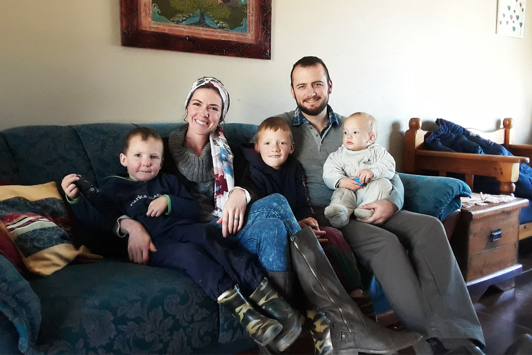 FROM LEFT TO RIGHT: Thomas (3), René, Lian (7), Johann, and Cohan (1)