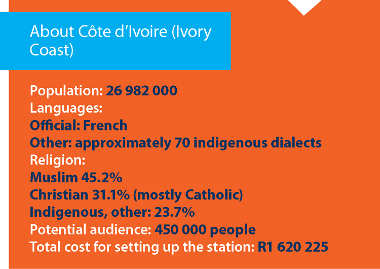 PROJECT: Côte d’Ivoire FM Radio Station