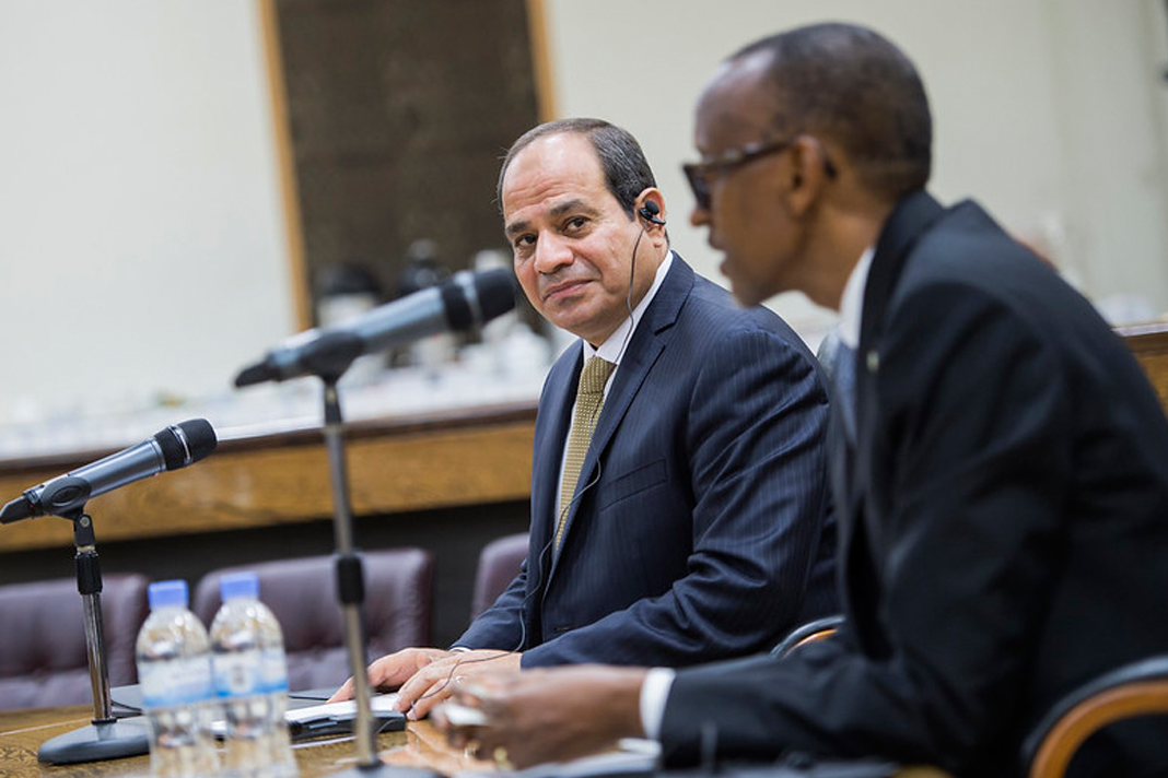 egypt-lifts-four-year-state-of-emergency-imposed-after-church-bombings President Kagame and President Abdel Fattah al-Sisi address the Press