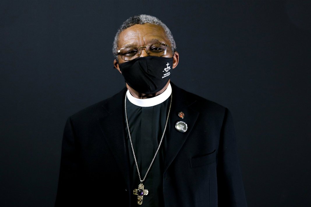south-african-churches-pray-against-covid-19-at-election-day-polls Bishop Malusi Mpumlwana. Photo courtesy of the South African Council of Churches.