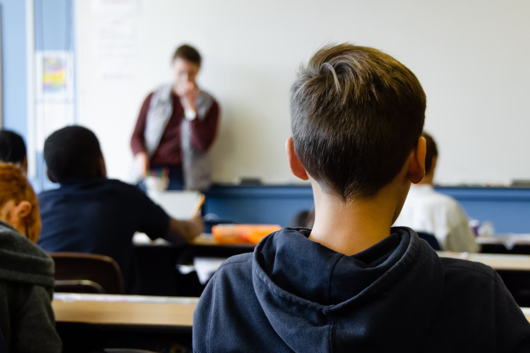 humanism-or-christianity-which-educational-project-for-the-future Child sitting in Classroom