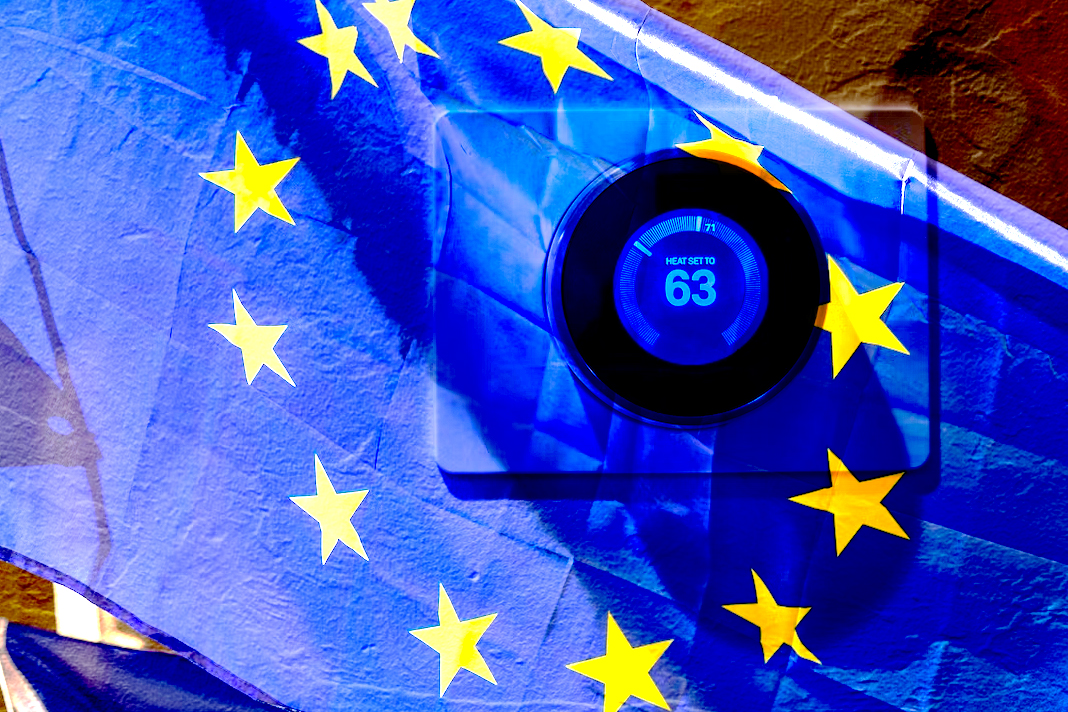 Warning-Europe-Could-Plunge-Into-New-Dark-Age EU Flag Thermostat